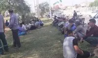 اعتراض کارگران شهرداری کوت عبدالله اهواز