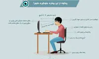 اینفوگرافی؛ بینایی سالم در محیط کار