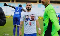 تصویر دو پرسپولیسی روی لباس بازیکنان استقلال