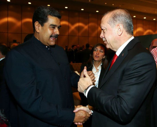 حمایت اردوغان از مادورو پس از ترور نافرجام