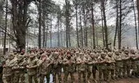 نماز خواندن ارتش روسیه در بحبوحه جنگ