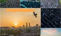 اقامه نماز باشکوه عید فطر در کربلا