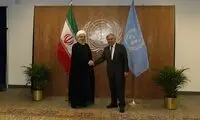 روحانی با دبیر کل سازمان‌ملل دیدار کرد