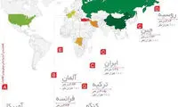 وضعیت ایران در نقشه سرطان دنیا
