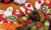 میگوی پفكی با سس تارتار