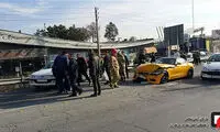 له شدن بی‌ام‌و z۴ در تصادف با پژو پارس