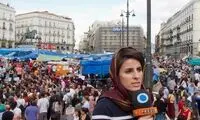 پوشش خبرنگار زن پرس تی وی +عکس