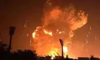 اطفای حریق گسترده در بازاری در شمال افغانستان