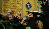 عکس: مهدی رحمتی در مراسم شب قدر