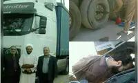 روحانی که راننده تریلر است