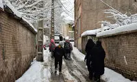 یک روز زیبای برفی در فشم