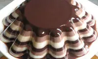 ژله شکلاتی راه راه، دسر دورهمی‌های دوستانه