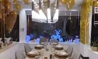 میز شام لاکچری رونالدو برای شب اول ۲۰۲۱