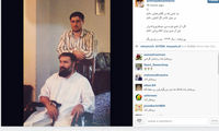 عکس دیده نشده از سید حسن در کنار پدر