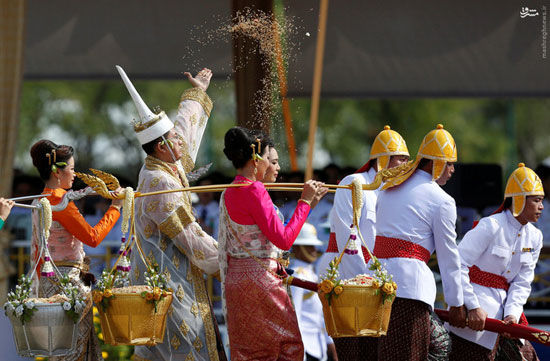 عکس: مراسم سلطنتی کاشت در تایلند