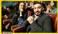 مهناز افشار و نوید محمدزاده در اختتامیه فجر