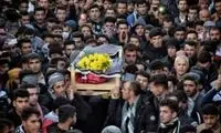 وداع آخر با پیکر کولبر ۱۴ساله‌ی کُرد