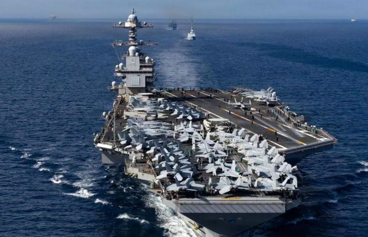 حواس مردم در پی توالت ناو جرالد فورد!