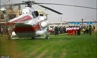 جزییات سقوط یک بالگرد در مشهد +عکس