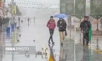 بارش نخستین برف زمستانی در قم