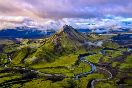 عکس زیبای نشنال جئوگرافیک از ارتفاعات ایسلند