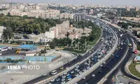 ترافیک عادی و روان در معابر پایتخت