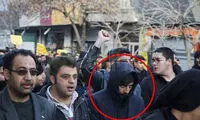 ظاهر خاصِ مهدی ترابی در تشییع پیکر سردار