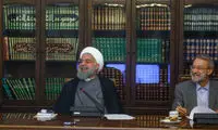 خنده‌های روحانی، نوبخت و ... در جلسه اقتصادی