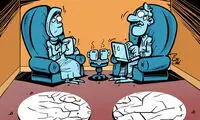 کارتون: رکورد جدید همسران ایرانی!