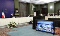 قدردانی روحانی از لاریجانی در جلسه هیات دولت