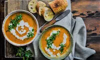 طرز تهیه سوپ کدو حلوایی با شیر