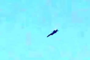 تصویری منتسب به سقوط یک جنگنده دیگر آمریکا در کویت