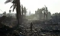 تصاویری دردناک از بمب‌ باران باغ وحش غزه