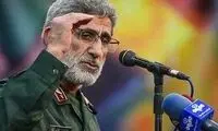 سردار قاآنی به آمریکا: شاید از داخل پاسخ بگیرید