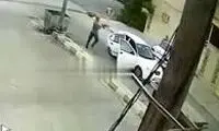 تصاویر هولناک از خفت‌گیری مسلحانه وسط اتوبان