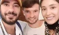 سلفی برادر فرشته حسینی با نوید محمدزاده