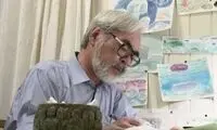 میازاکی در چنگ خبرنگار سمج