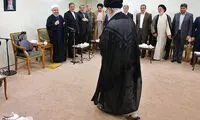 دیدار روحانی و اعضای هیئت دولت با  رهبر انقلاب