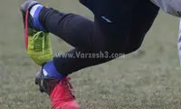 هافبکی با کفش های عجیب
