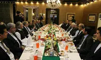 ظریف در ضیافت افطاری وزیر امور خارجه پاکستان