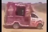 ماشین بستنی‌فروشی وسط میدان نبرد یمن سوژه شد