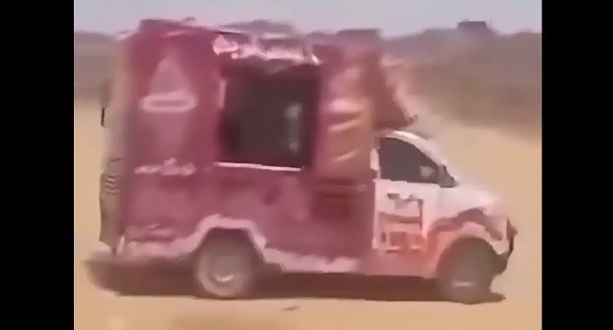 ماشین بستنی‌فروشی وسط میدان نبرد یمن سوژه شد