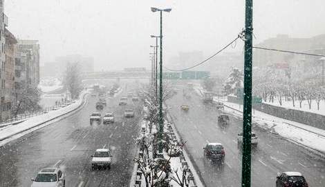 هشدار برف و باران در این مناطق تهران