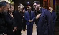 حسین شریعتمداری و عمو قناد در یک مراسم
