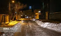 اردبیل سفیدپوش پس از ۱۰روز بارش برف