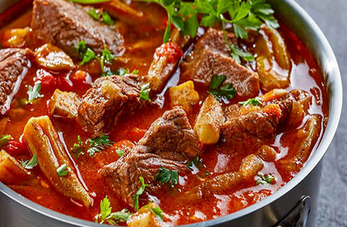 خورش بامیه اصیل؛ خوشمزه و مجلسی