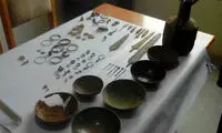 کشف اشیای تاریخی با قدمت 1500 سال