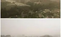 اولین تصاویر از طوفان شديد تهران