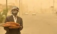 توده گردوخاک عراقی عازم خوزستان می‌شود