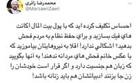 توئیت زائری درباره توهین با اکانت‌های جعلی